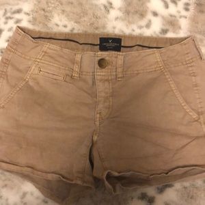 AE khaki shorts